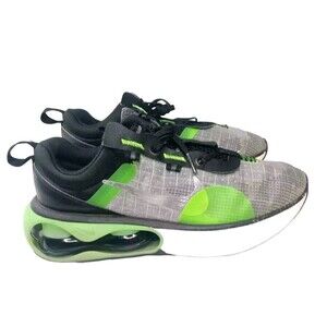 Nike Air Max 2021 GS Shoes Boys Size 6.5 Y  Sneakers Green ~Grey Black White